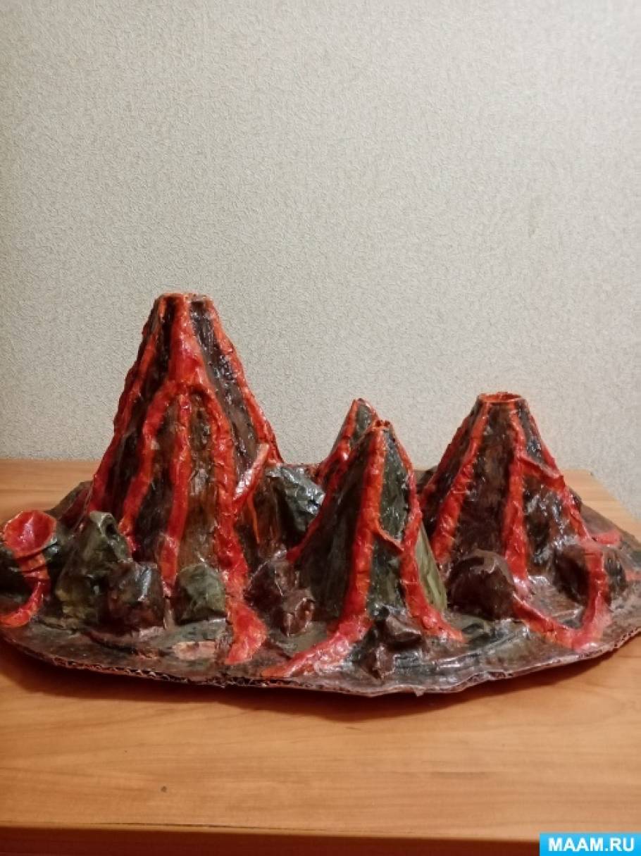 Вулкан. Извержение вулкана, эксперименты с детьми