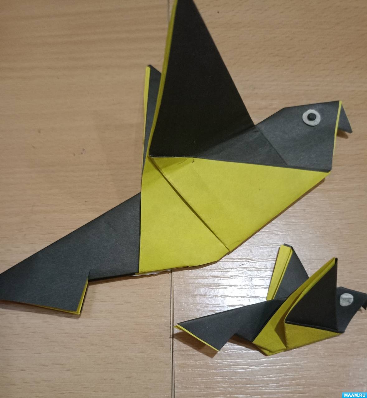 Оригами танцующая птица (40 фото)