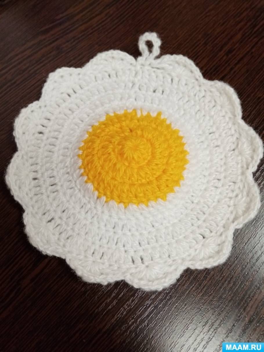 Простой цветок крючком. Как связать цветок крючком? Crochet flower easy tutorial.