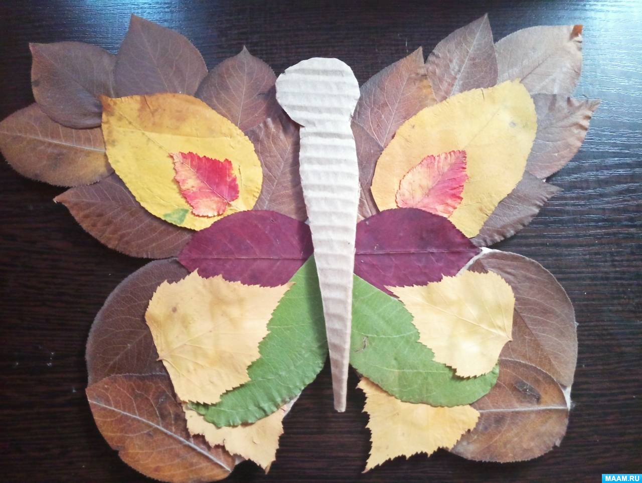 Техника «Крылья бабочки» в домашних условиях из подручных материалов