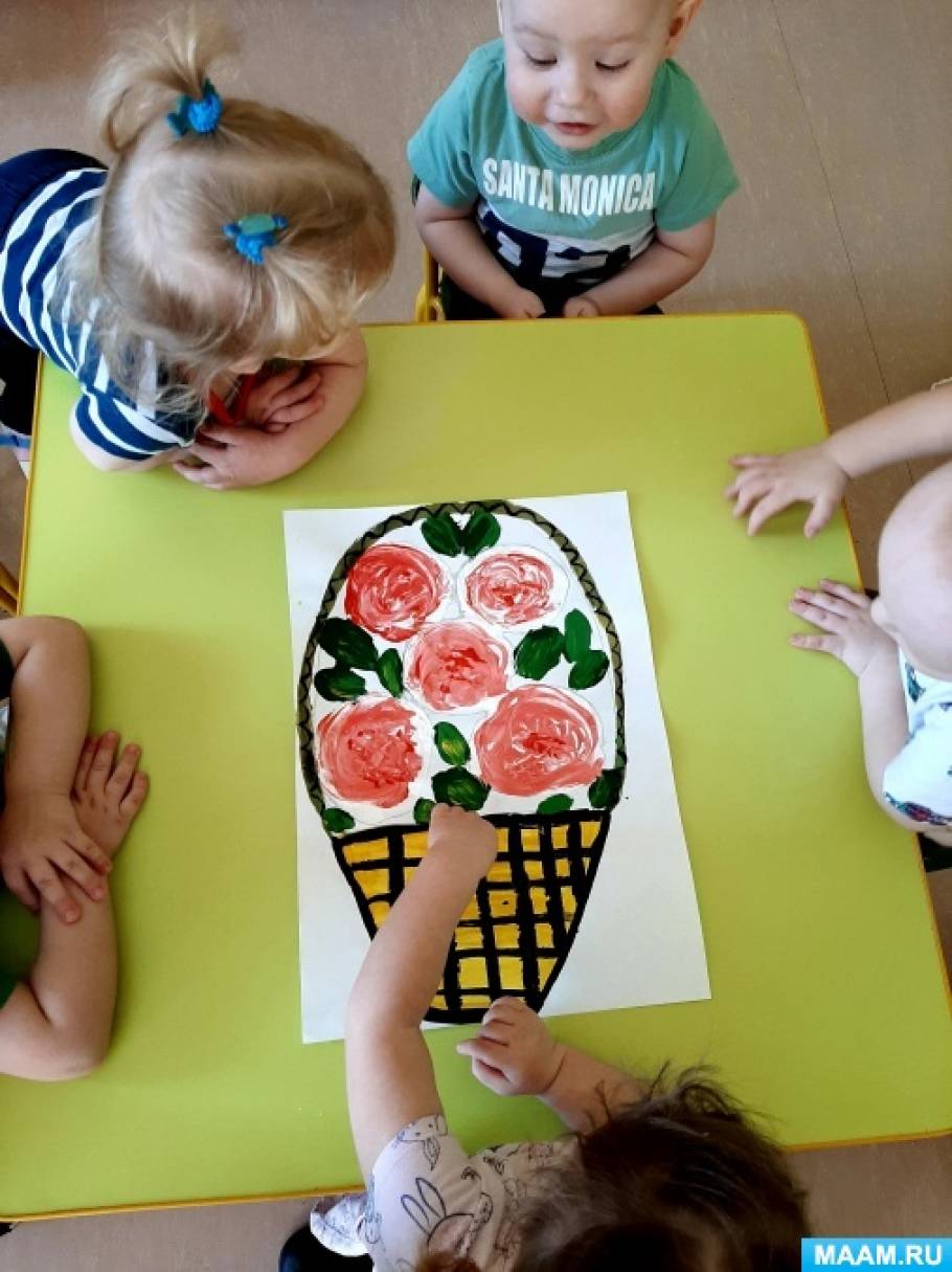 Нетрадиционные техники рисования цветов для детей