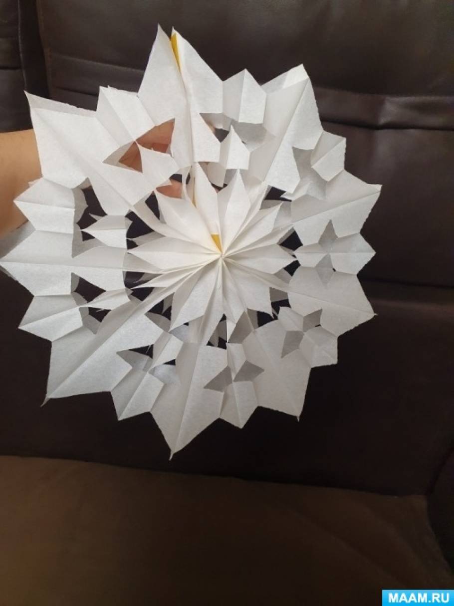 Тысяча и один способ сделать красивую снежинку из бумаги