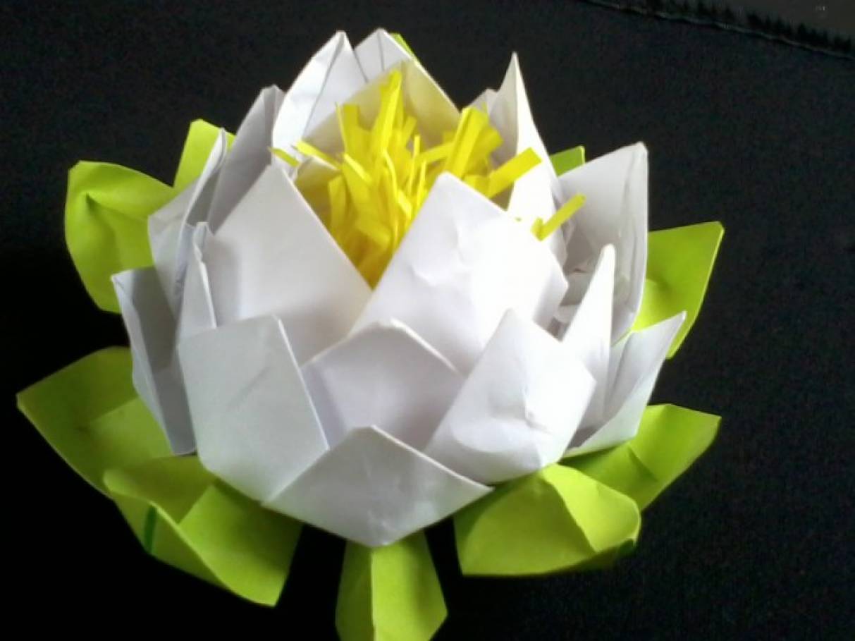 Модульное оригами: цветок лотоса. Мастер-класс с пошаговыми фото