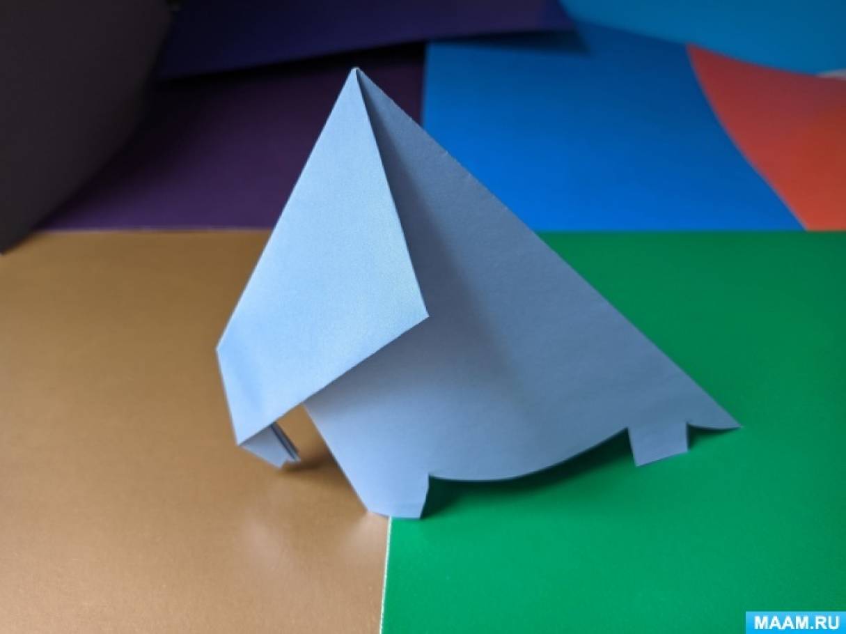 Волк оригами схема | биржевые-записки.рф