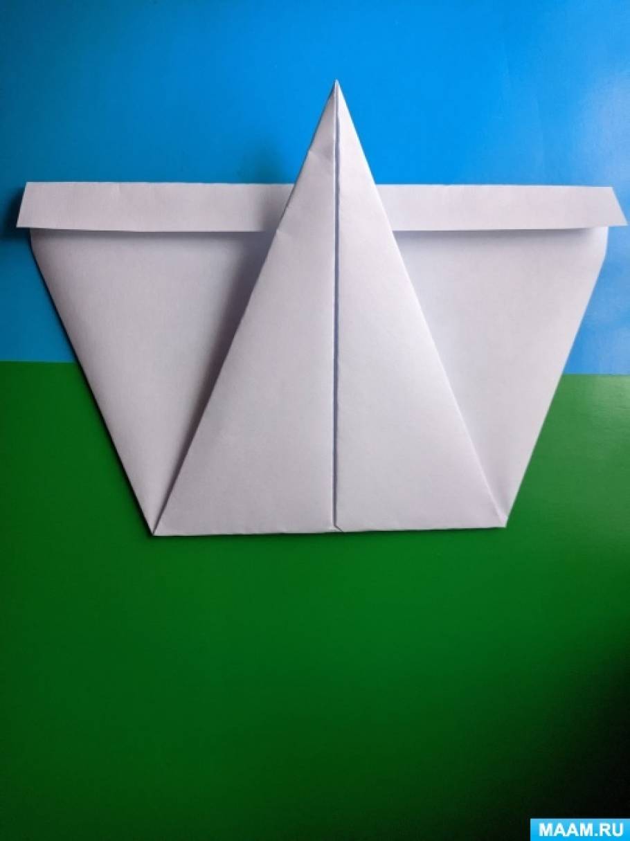 Оригами для детей – сапог для подарков