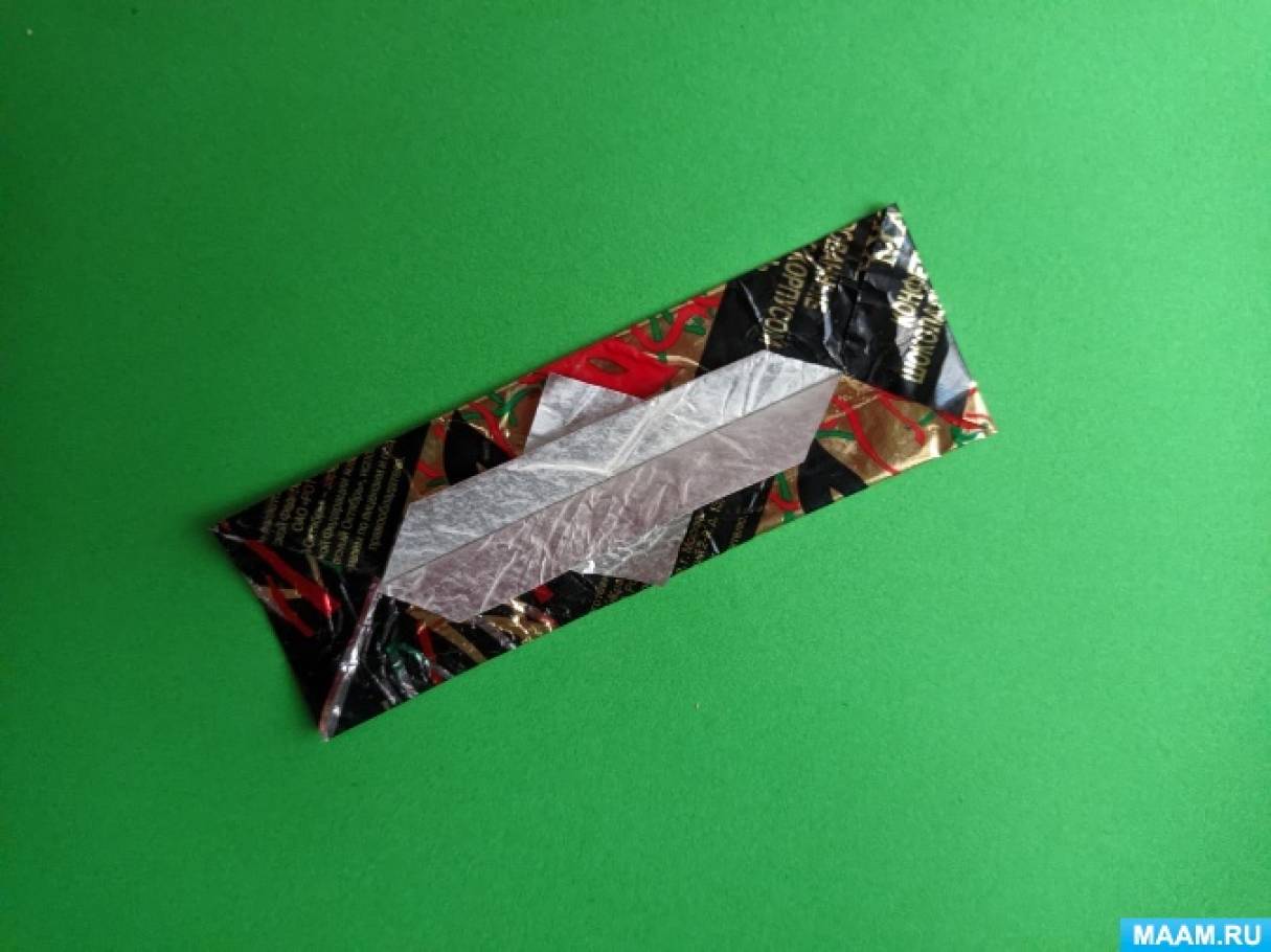 Как сделать конфету из бумаги