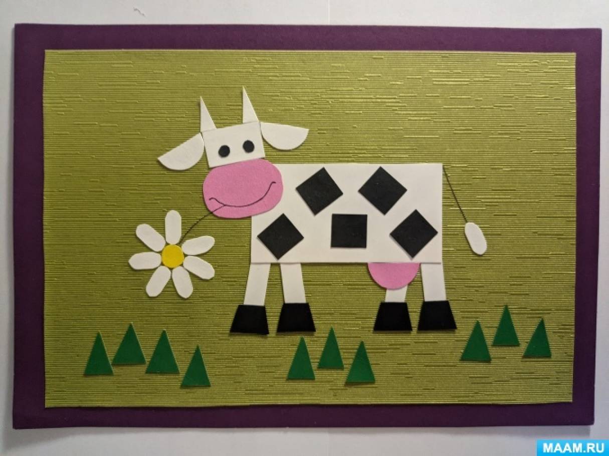 Детские поделки «Корова» и стихи про коров