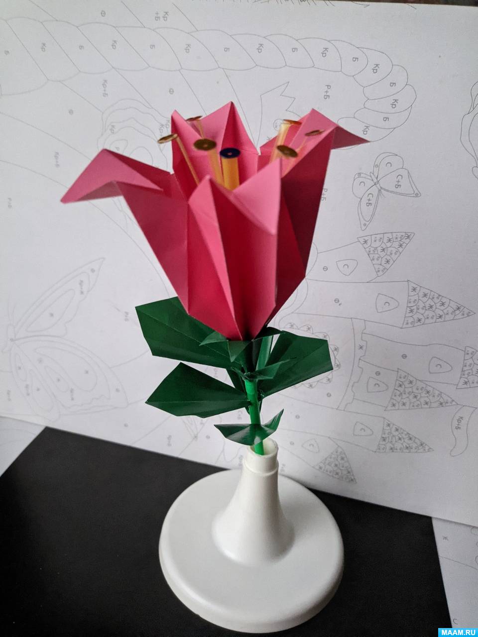 Оригами лилия кувшинка (44 фото)