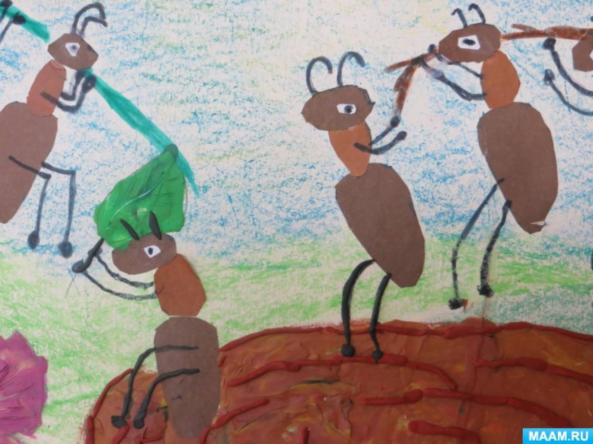 Муравей невелик а горы копает объяснить значение. Рисование в детском саду Муравейник. Рисование муравей подготовительная группа. Рисование муравья в старшей группе. Рисование в старшей группе на тему муравей.