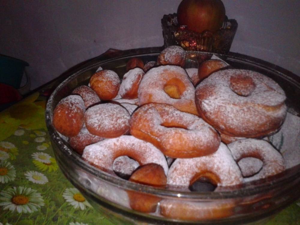Пончики на кефире в духовке — рецепт с фото пошагово + отзывы