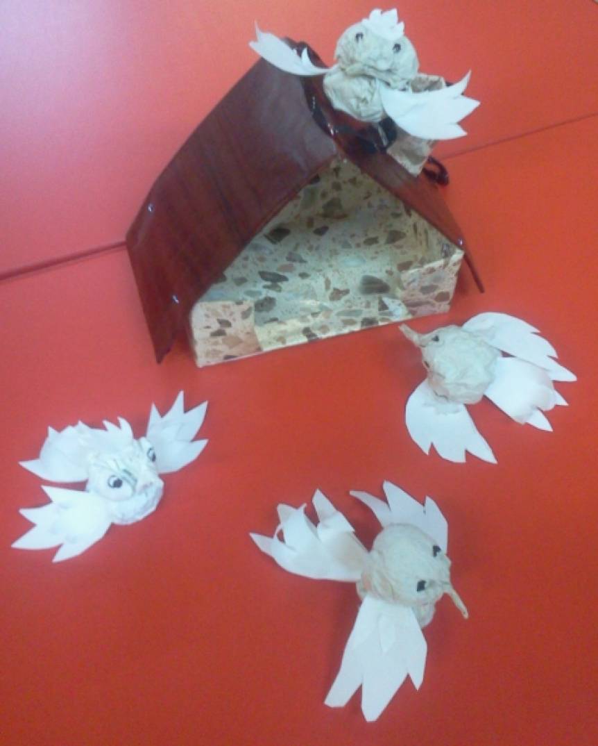 : детский мастер-класс по изготовлению из бумаги объемных фигур «животные»