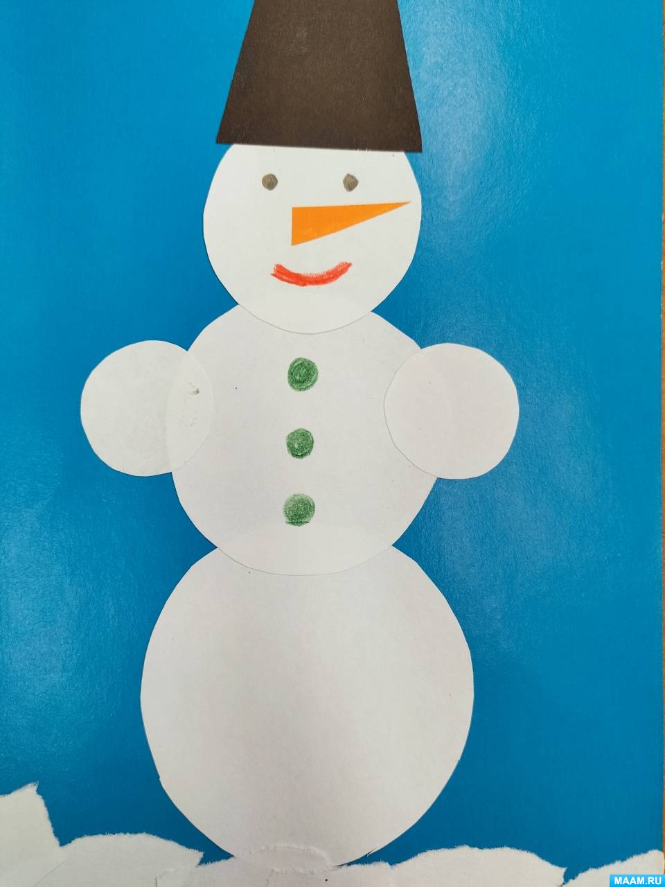Поделка снеговик: классные детские поделки на новогодние праздники
