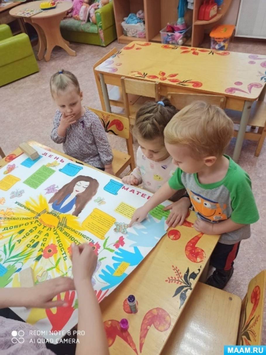 Стенгазета и плакат на День матери 2017 своими руками — мастер-классы для школы и детского сада