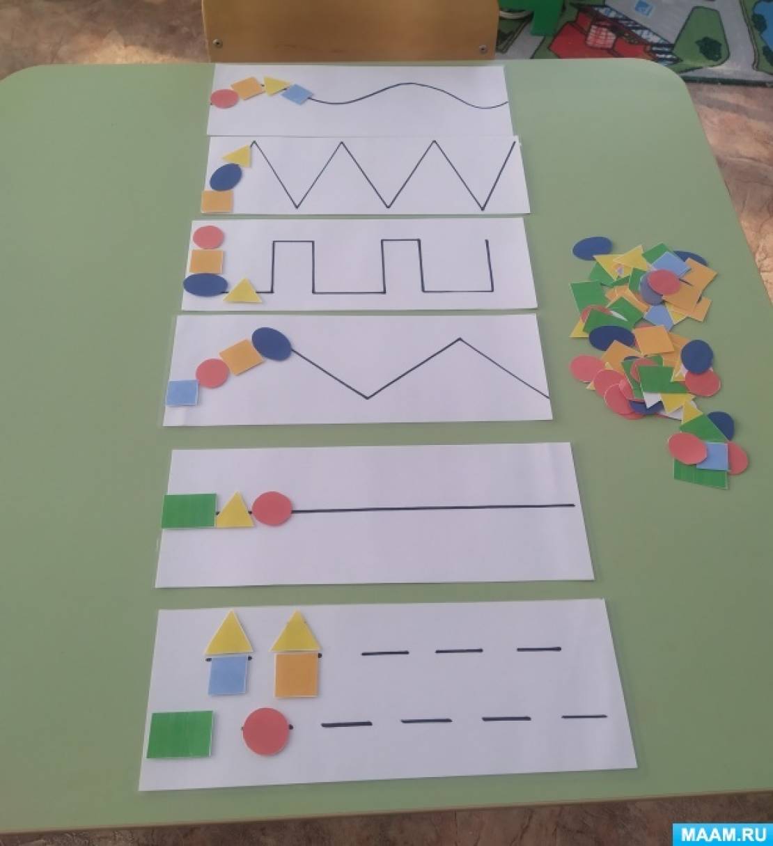 «Составь узоры» – игры для дошкольников для развития внимания и сенсорного восприятия