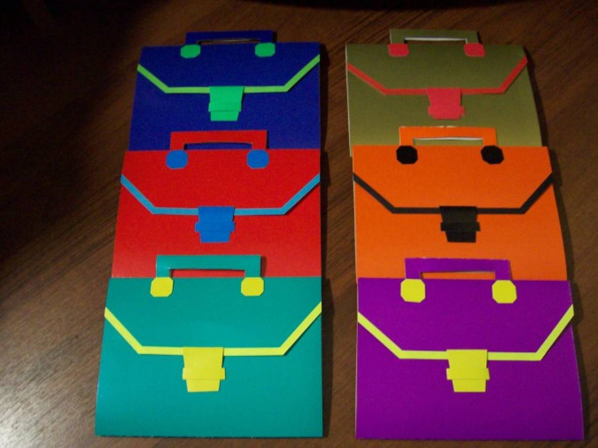 Оригами школьный портфель (42 фото)