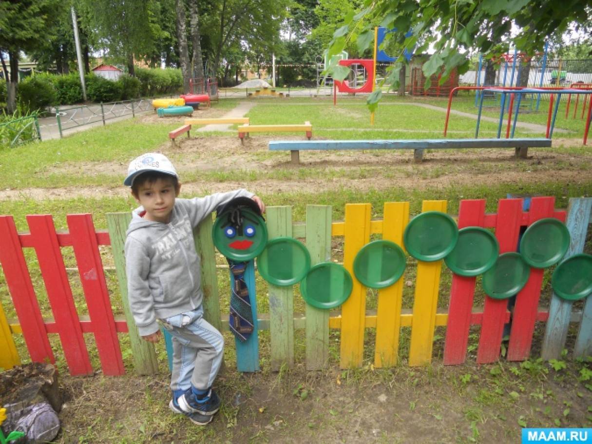 Оформление прогулочных участков в детском саду своими руками фото