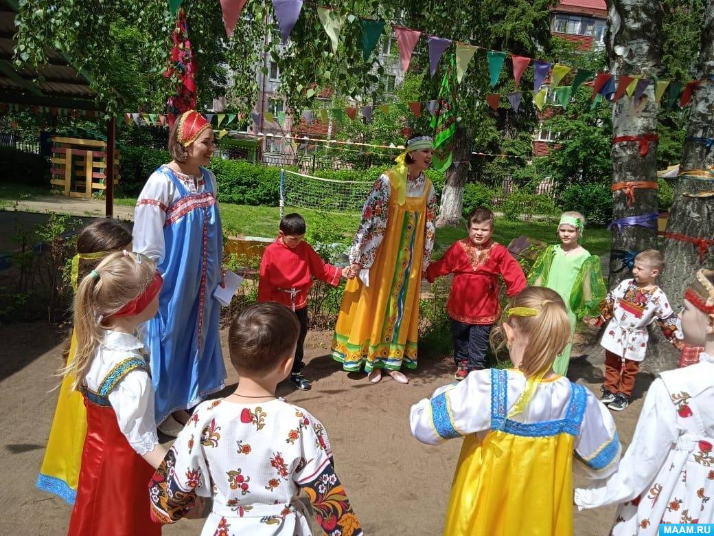 Сценарий досуга на праздник «Троица» для детей старшей группы (20 фото).  Воспитателям детских садов, школьным учителям и педагогам - Маам.ру