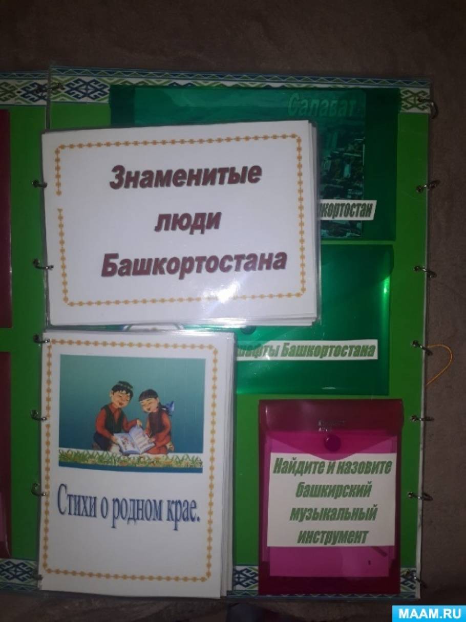 Лэпбук для детей 6–7 лет «Край родной, горжусь тобой» (6 фото).  Воспитателям детских садов, школьным учителям и педагогам - Маам.ру