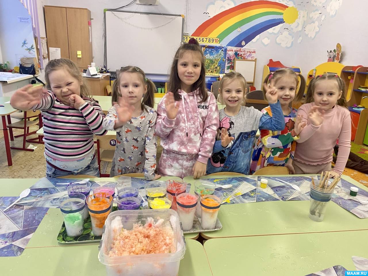 Фотоотчет о занятии по экспериментированию с живой и неживой природой  «Свойства снега» (8 фото). Воспитателям детских садов, школьным учителям и  педагогам - Маам.ру