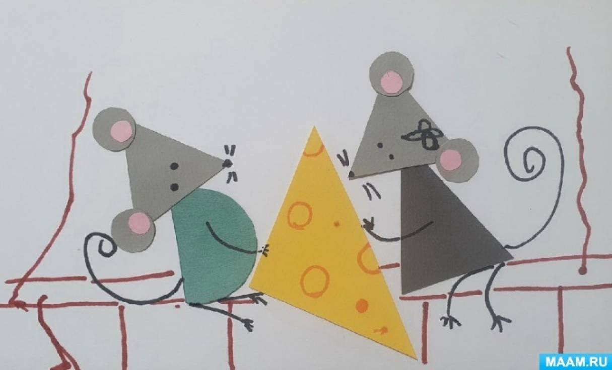 Оригами мышка: забавная мышь из бумаги пошагово