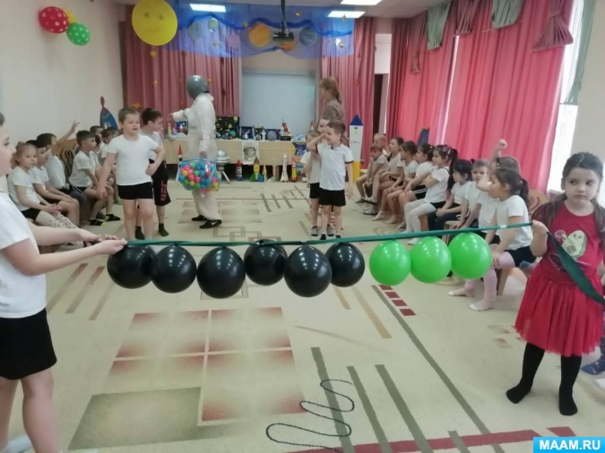 Физкультурное развлечение в детском саду