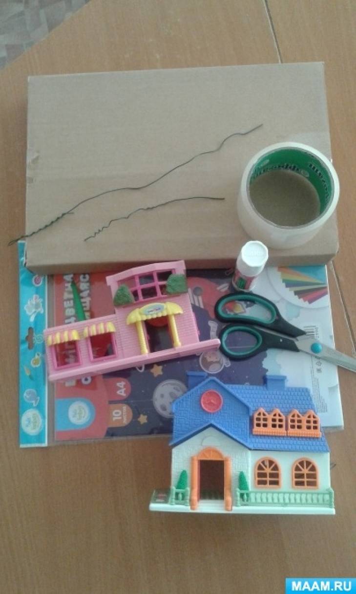 Кукольный домик из подручных материалов