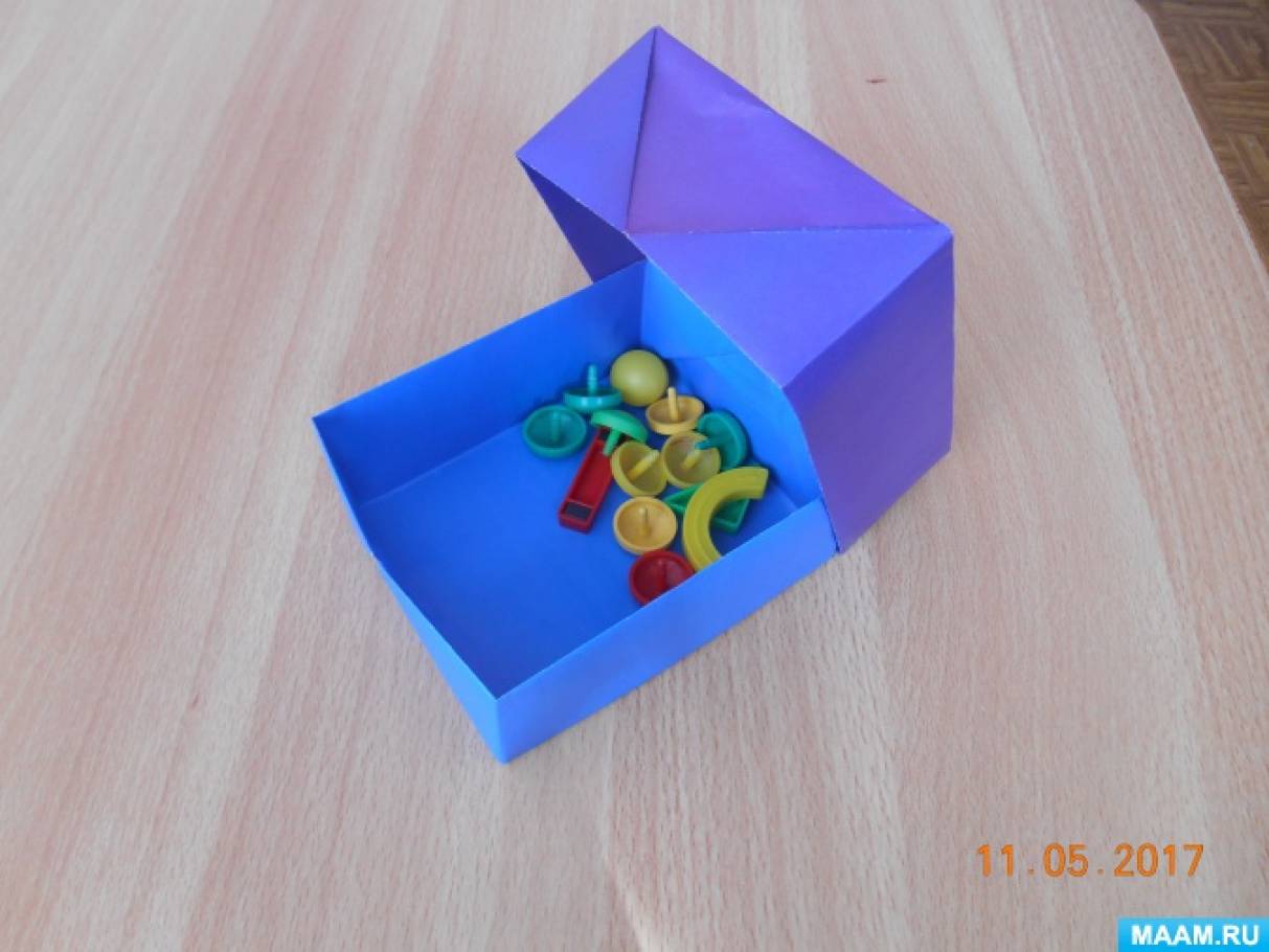 Как сделать коробочку для сувенира без клея
