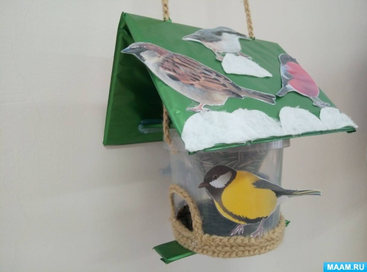 Кормушка для птиц из ведра своими руками: Группа Обустройство и украшение дачного участка