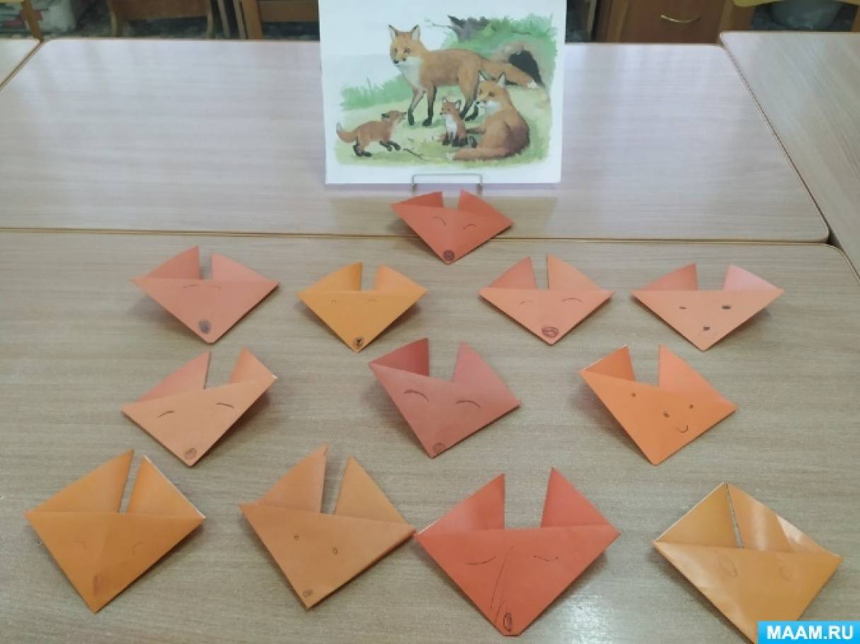 Перспективное планирование по оригами в средней группе. Зима. - Конструирование, ручной труд