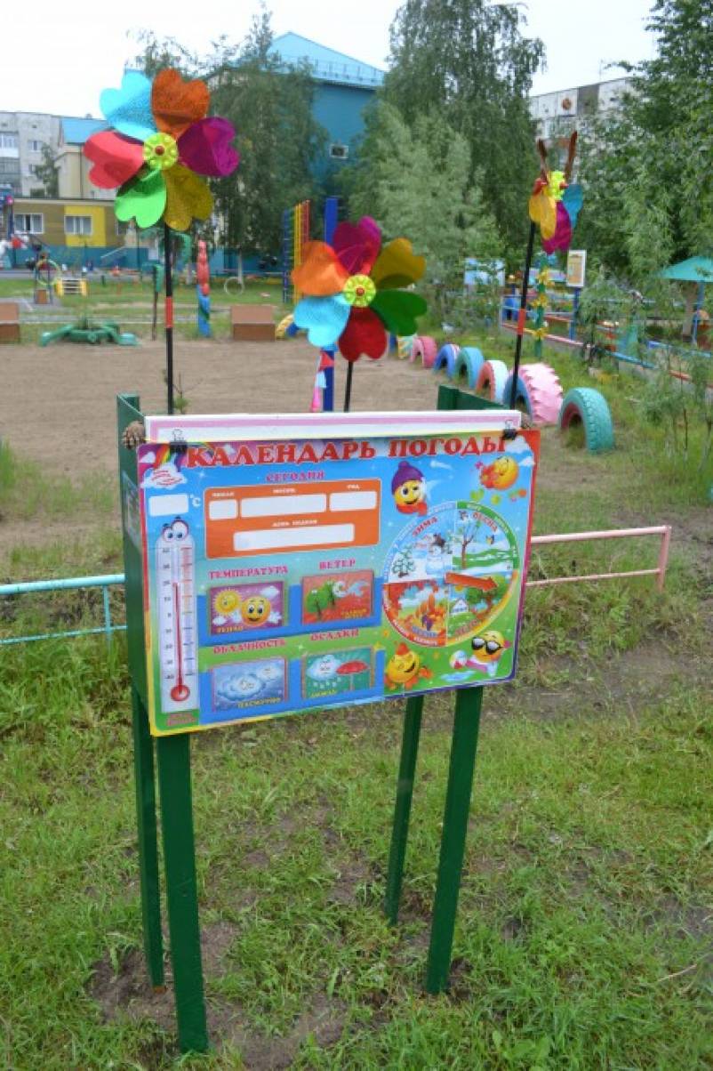 Метеоплощадка в детском саду фото своими руками на участке