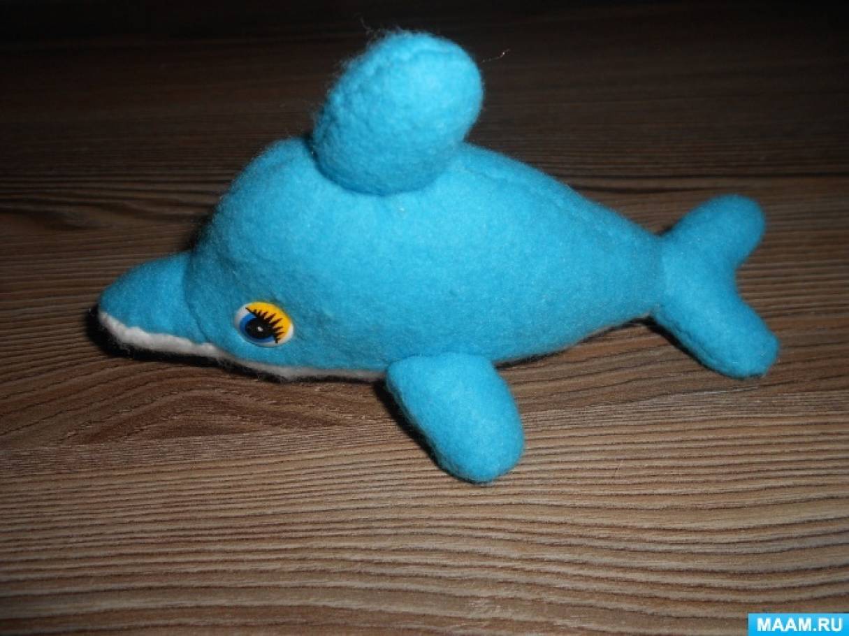 Выкройка игрушки дельфина: легко и интересно