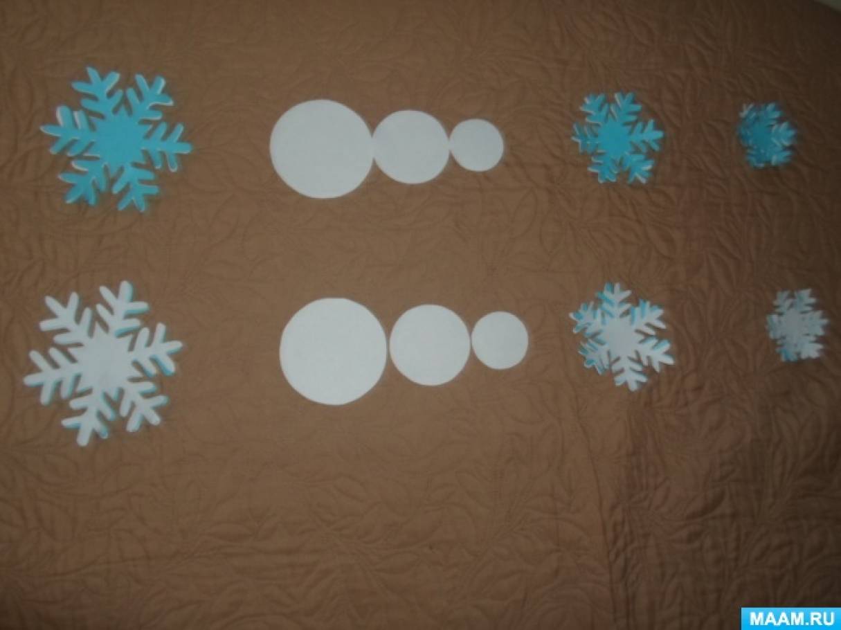 ⛄ How to make a garland of snowmen for the New Year with your own hands from A4 paper