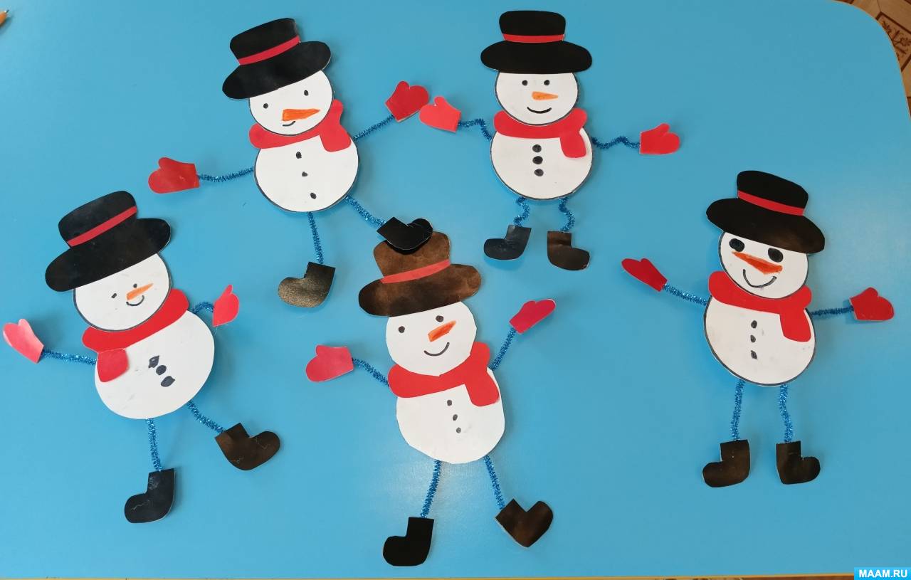 Новогодний снеговик+ выкройка. /Christmas snowman + pattern.