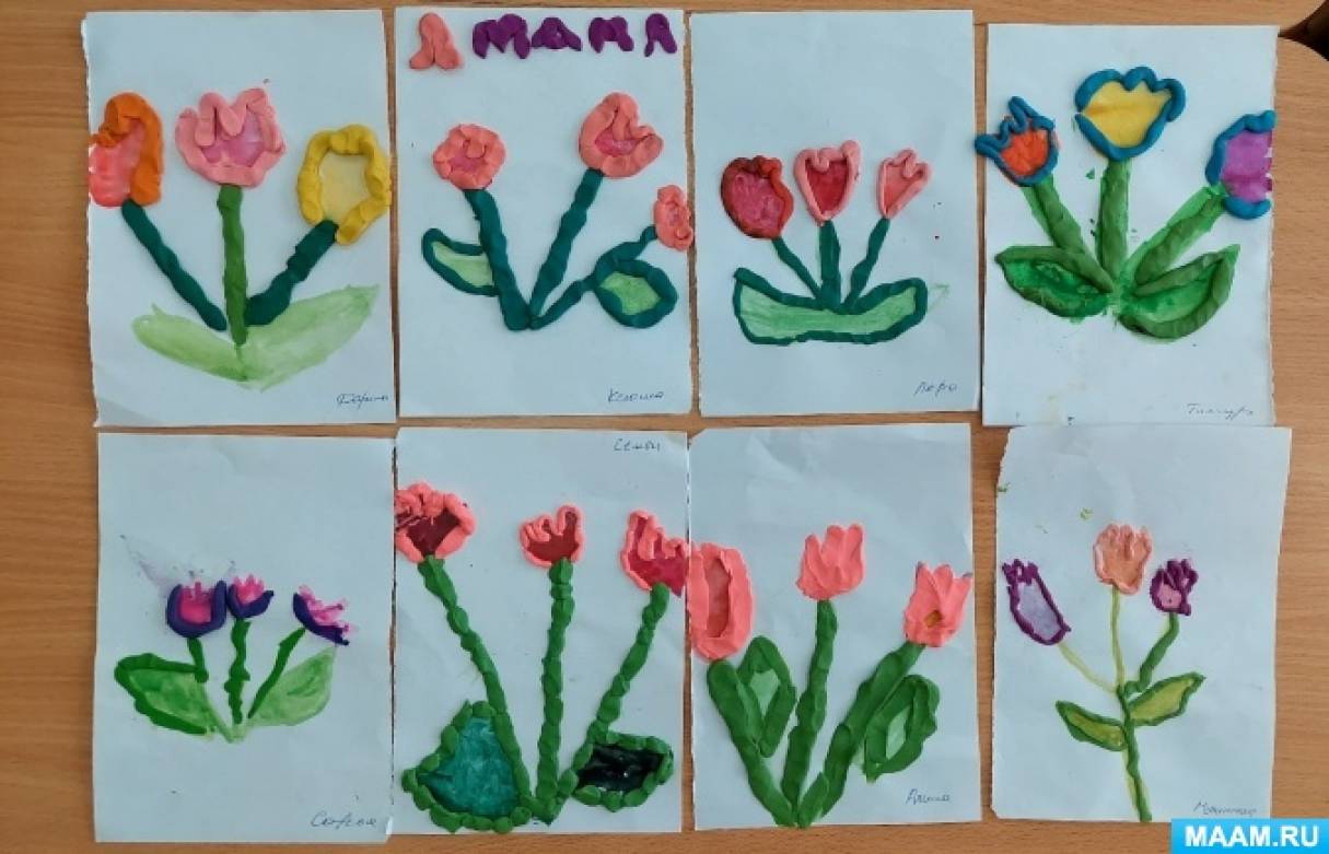 Рисунки тюльпанов для срисовки (71 фото)