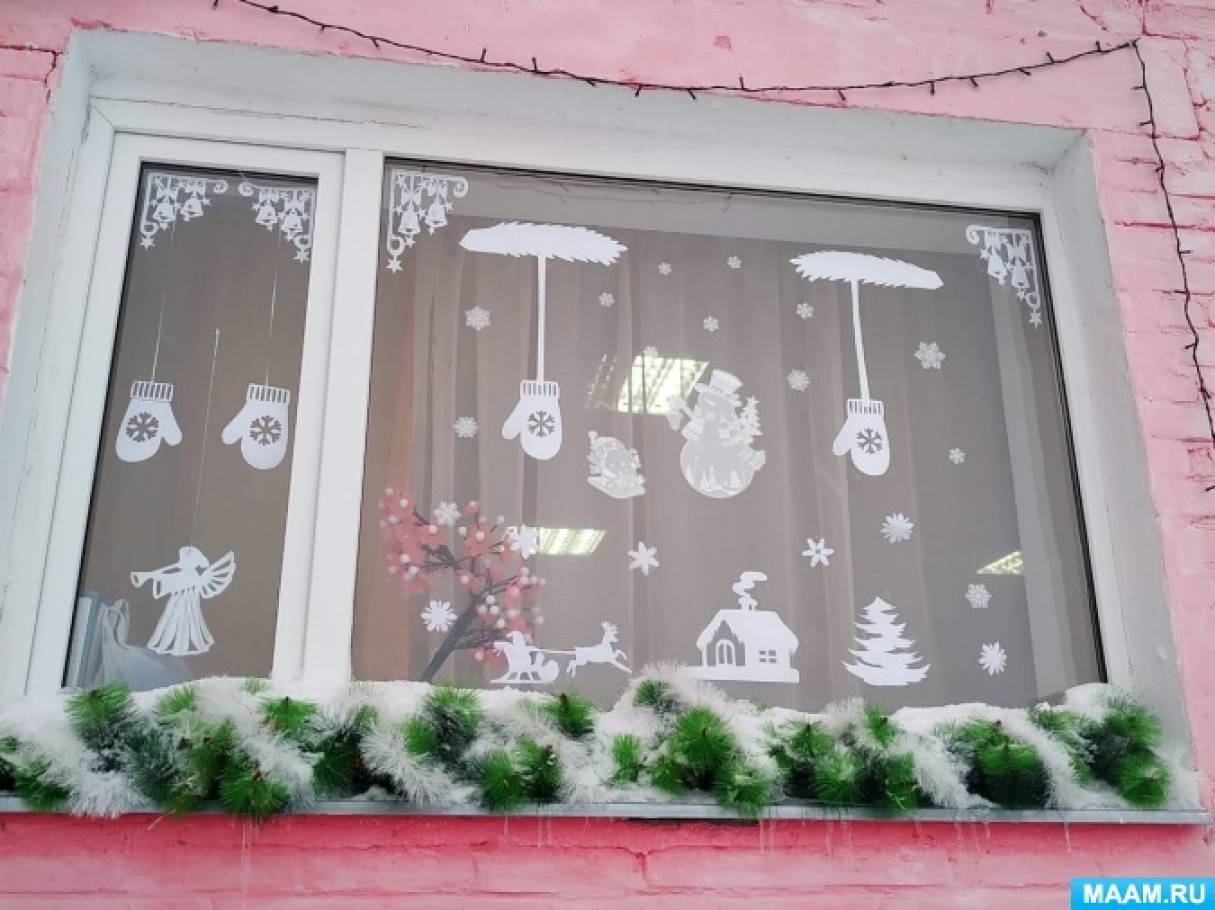 Как украсить детский сад к Новому году , фото-идеи для декора своими руками