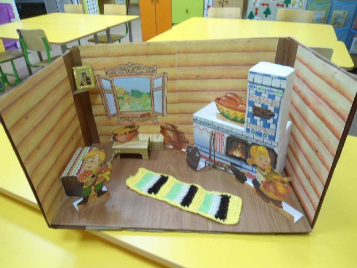 Домик для макета в детский сад