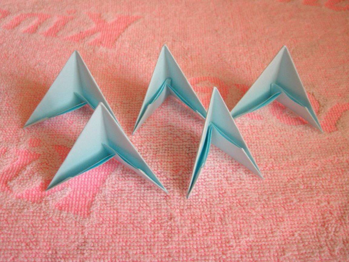 Панно «Клубничка» Модульное оригами. Мастер-класс