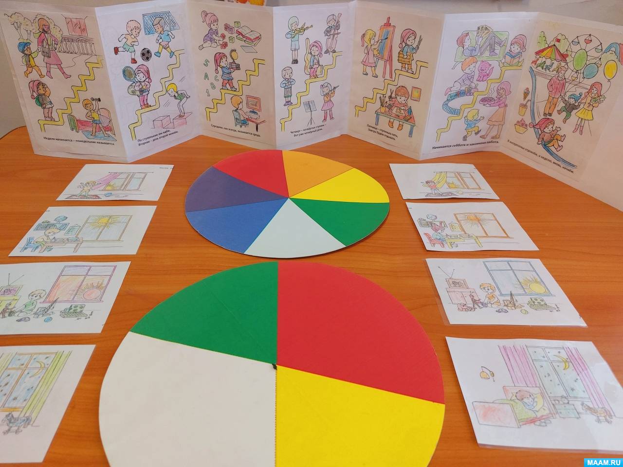 Дидактическая игра на липучках для дошкольников «Феи и времена года» скачать для печати