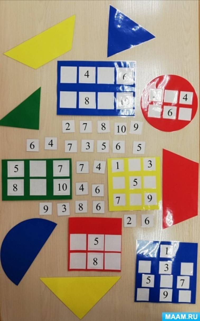 Дидактические игры по математике для детей 5-6 лет