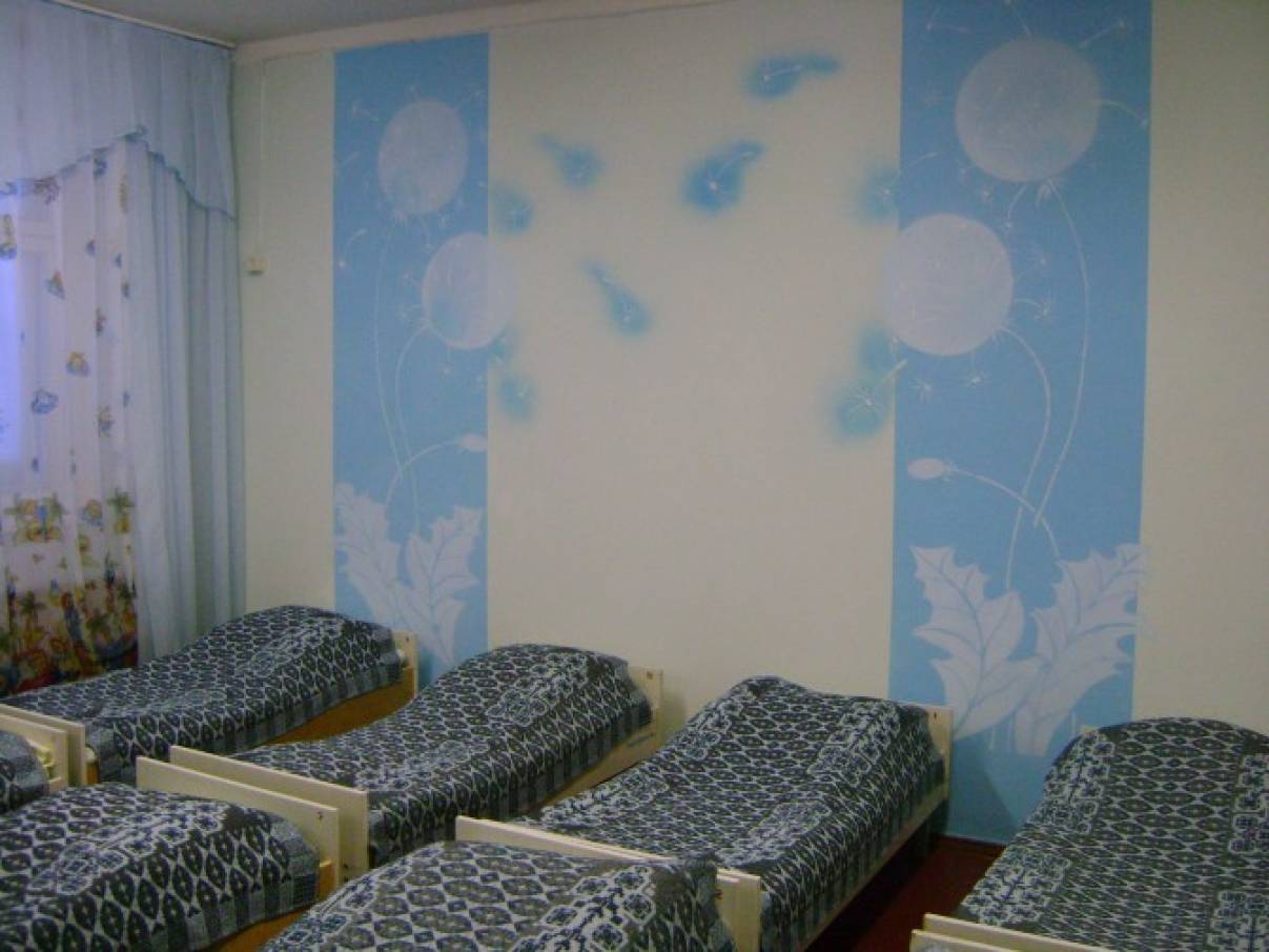 оформление детской спальни в детском саду