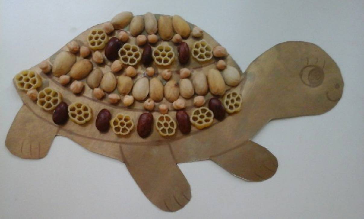 Поделки из ореховой скорлупы: черепахи (морская и наземные)
