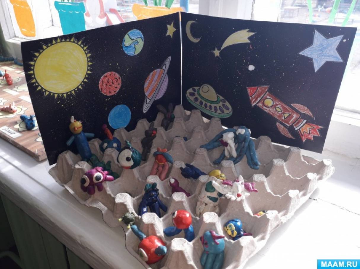 Эстафеты, игры, физминутки, речевки для дошкольников на День космонавтики