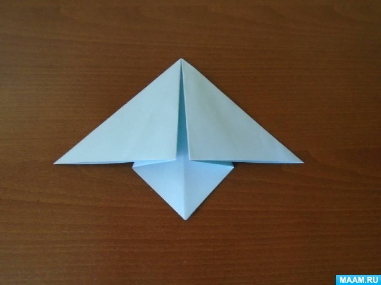 Оригами из бумаги динозавр