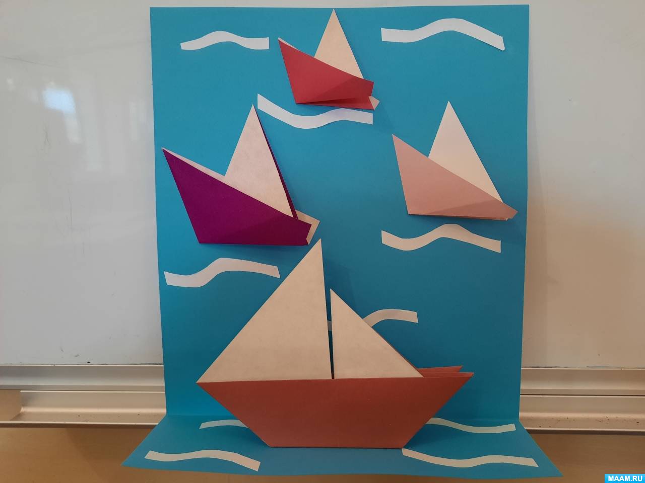 Как сделать картонную лодку для детей | Пикабу