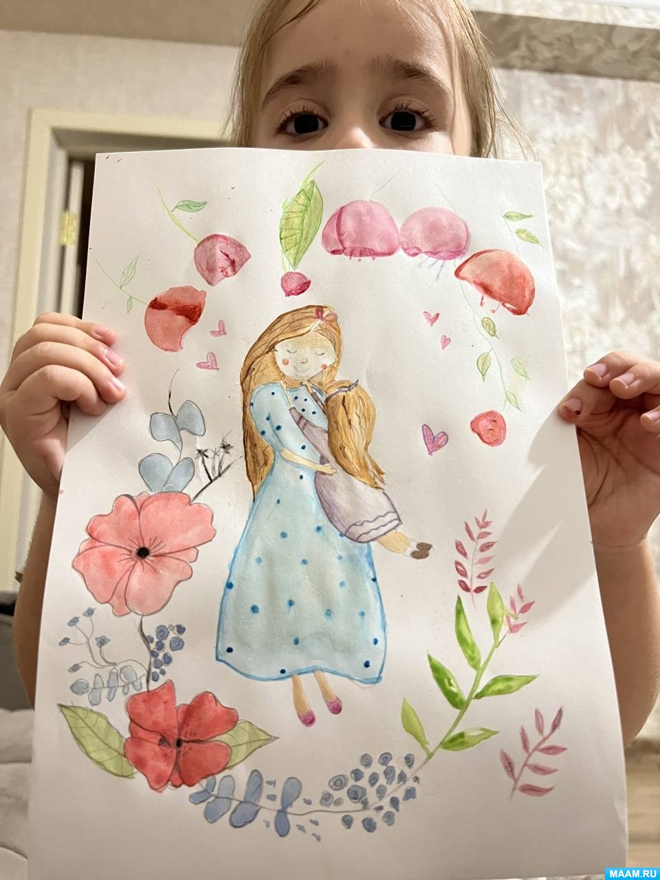 Раскраски на день матери - детские раскраски распечатать бесплатно