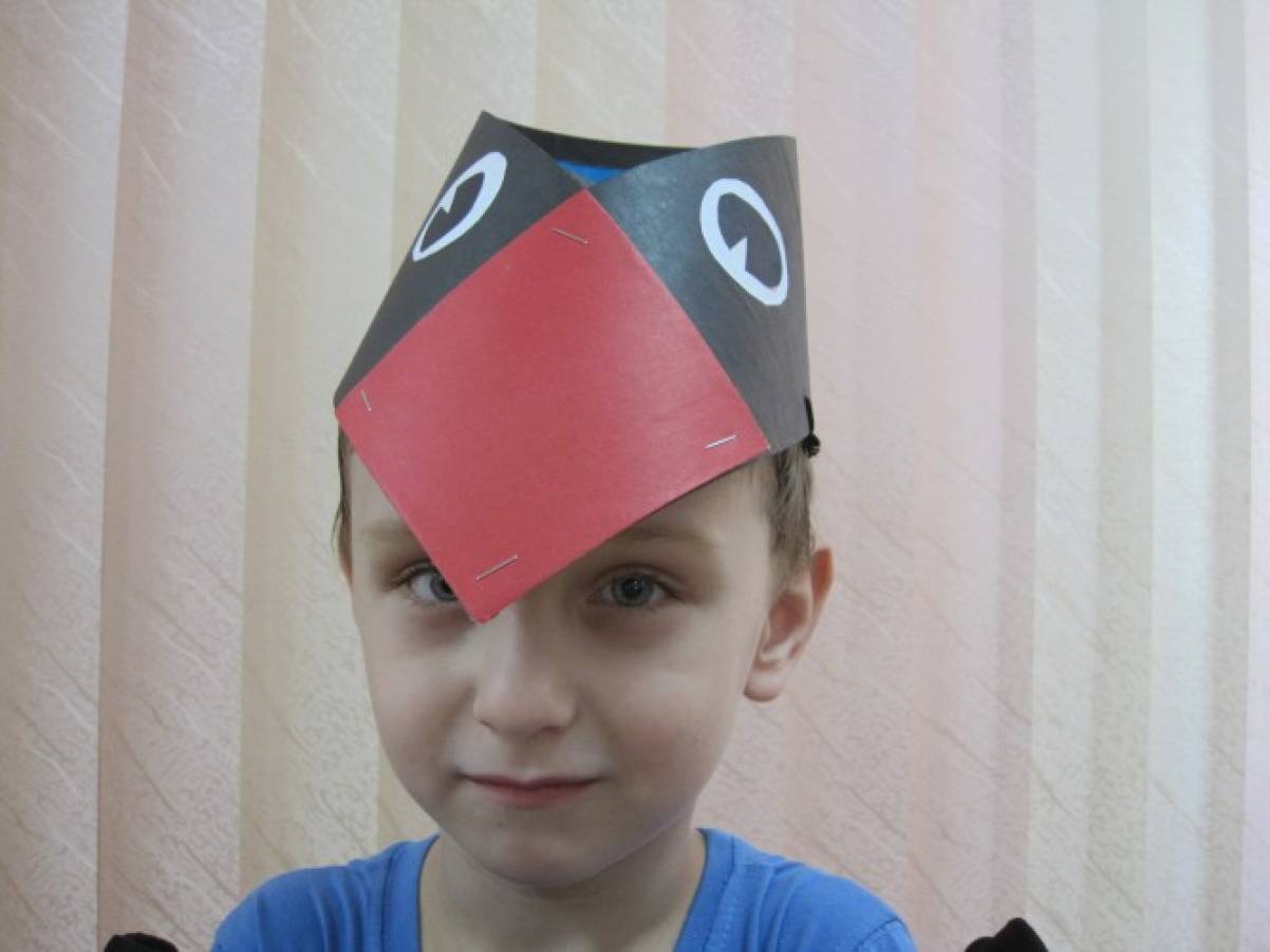 Картонные шапочки для детей