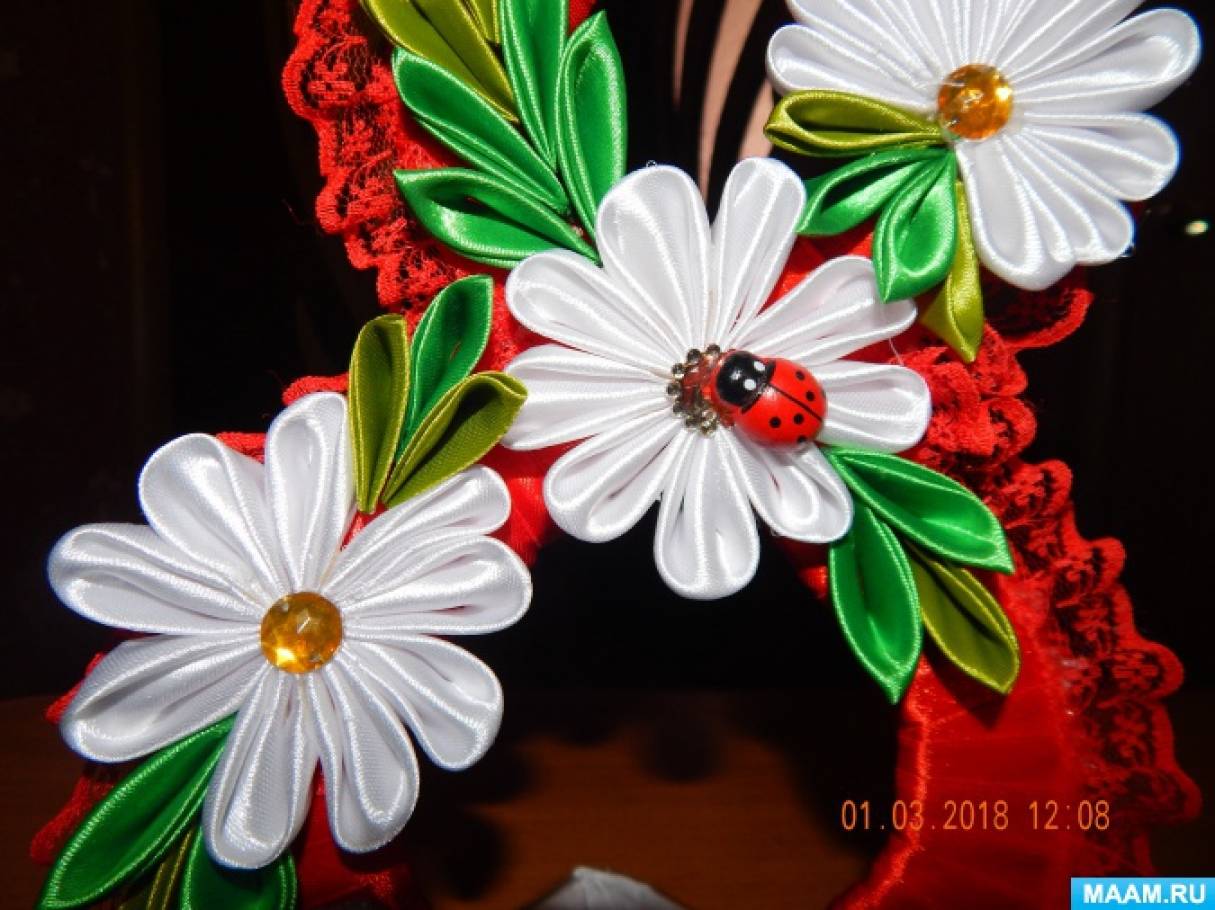 Поделки канзаши ( фото) - пошаговые мастер-классы по созданию цветов своими руками
