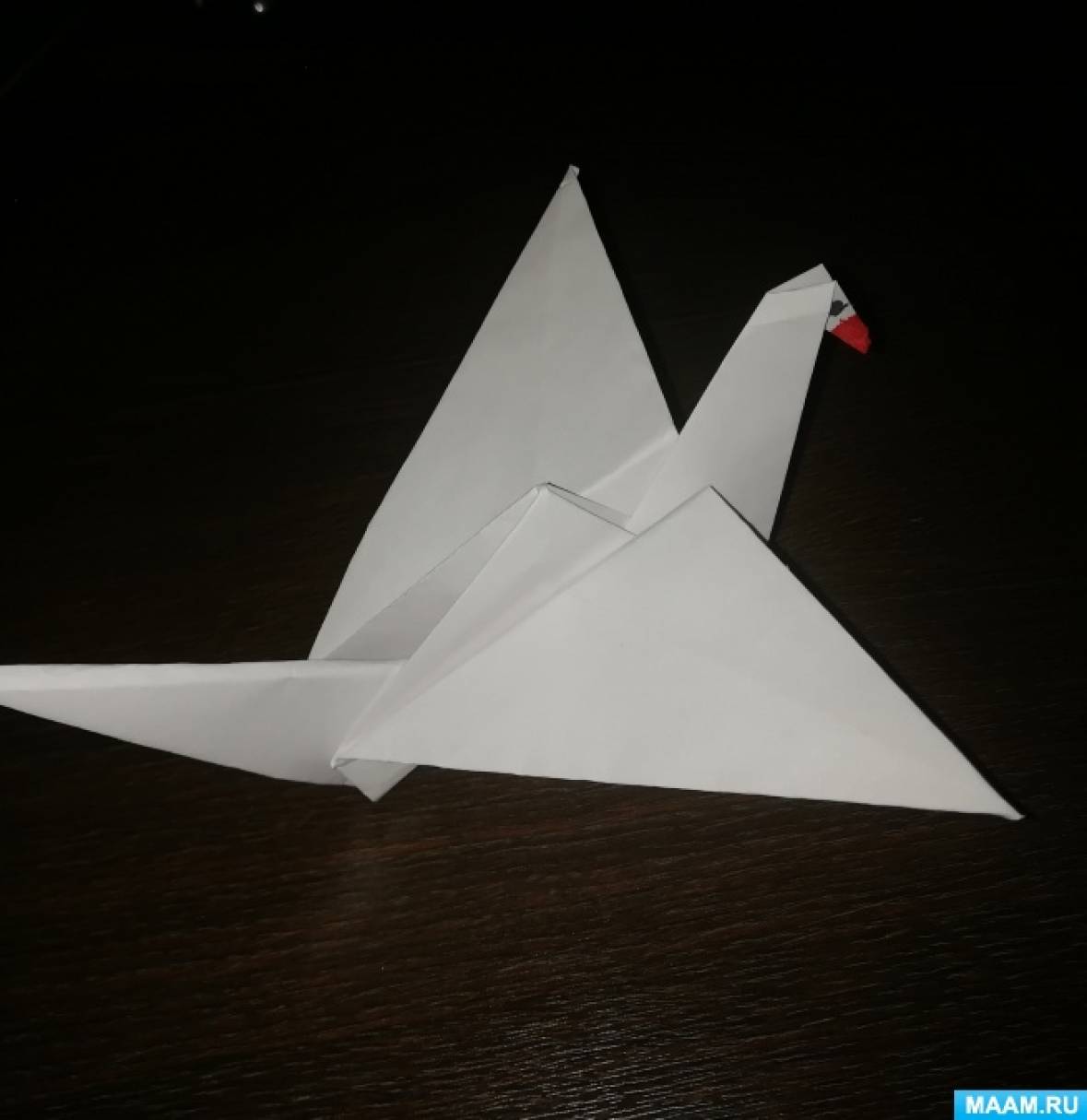 Легкий журавлик из бумаги | Оригами журавль, Оригами, Оригами лягушка
