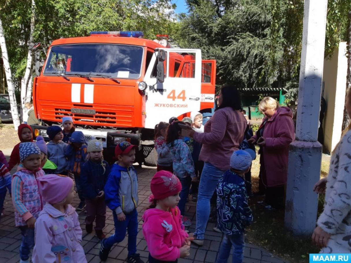 Конспект занятия по ОБЖ в старшей группе «Пожарная безопасность» (6 фото).  Воспитателям детских садов, школьным учителям и педагогам - Маам.ру