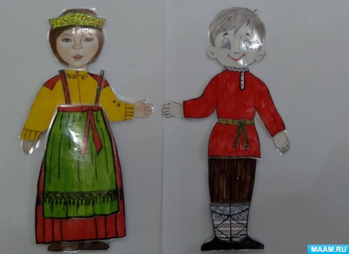 Дети Коми смогут раскрасить традиционный национальный костюм | Комиинформ